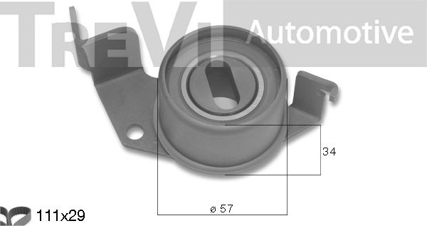 TREVI AUTOMOTIVE Hammashihnasarja KD1498